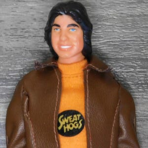 Vintage John Travolta as Vinny Barbarino 9&quot; Doll by Mattel ~ 1976 Sweat Hogs ~ Welcome Back Kotter