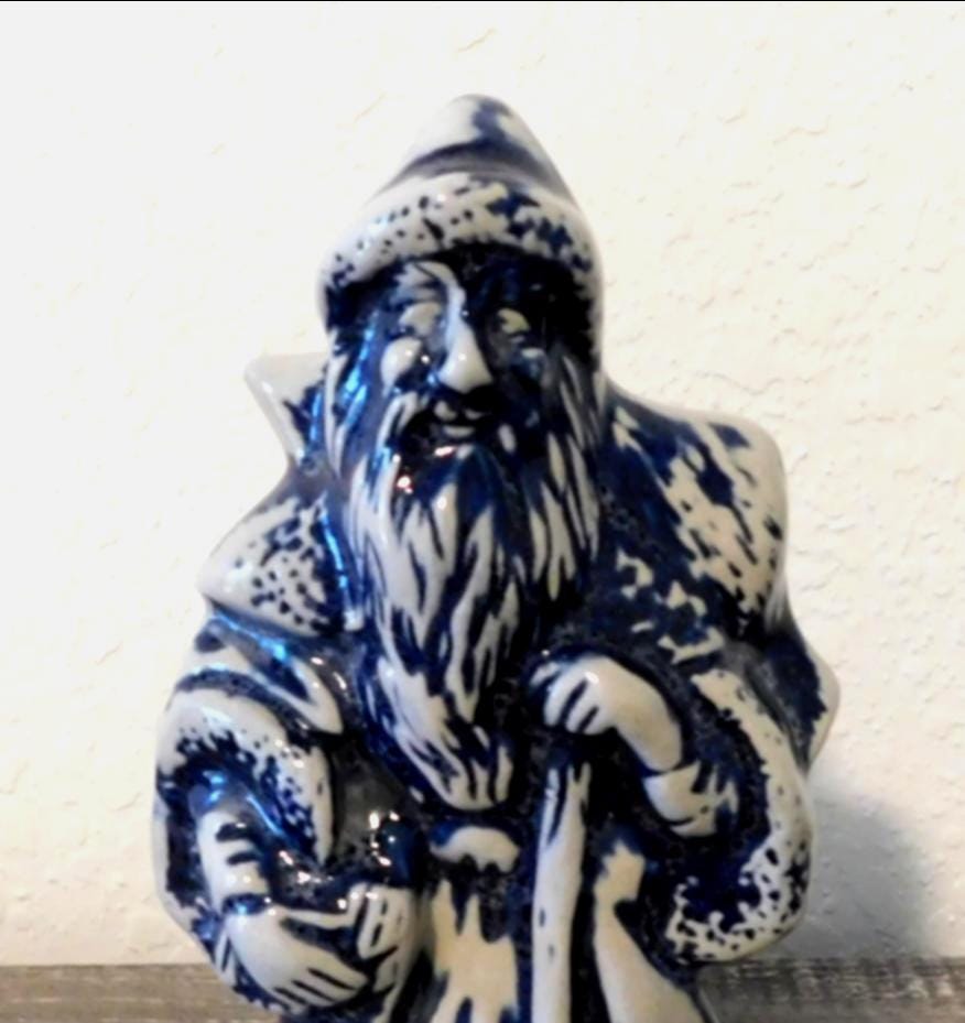 Vintage Rowe Pottery Santas - Etsy