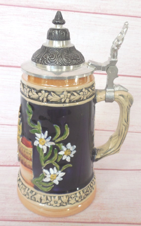 Handarbeit Beer Stein/made in Germany/munich/new Town Etsy