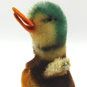 Vintage STEIFF Mohair Mallard Duckling ~ Priced to Sell AS-IS