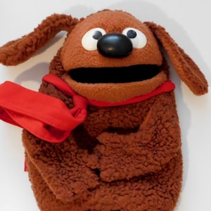 Vintage Rowlf Muppet Puppet #852 Fisher Price Jim Henson 1977 17"