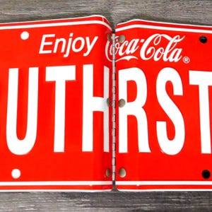 Vintage Coca Cola Lisence Plate CD Holder Little Earth ~ R U Thirsty ~ Rare Coca Cola Collectible Item