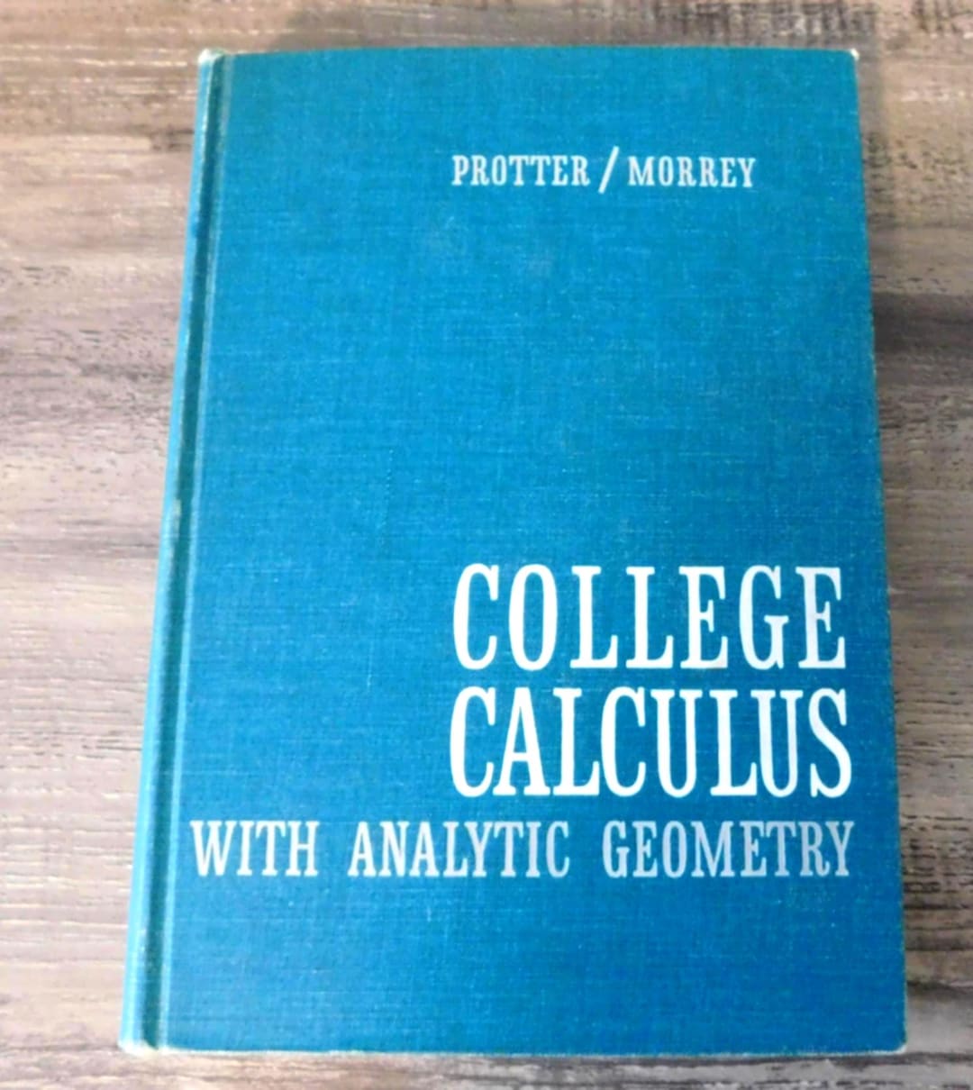 Vintage College Calculus Book Analytic Geometry Hard Cover 1965 - Etsy