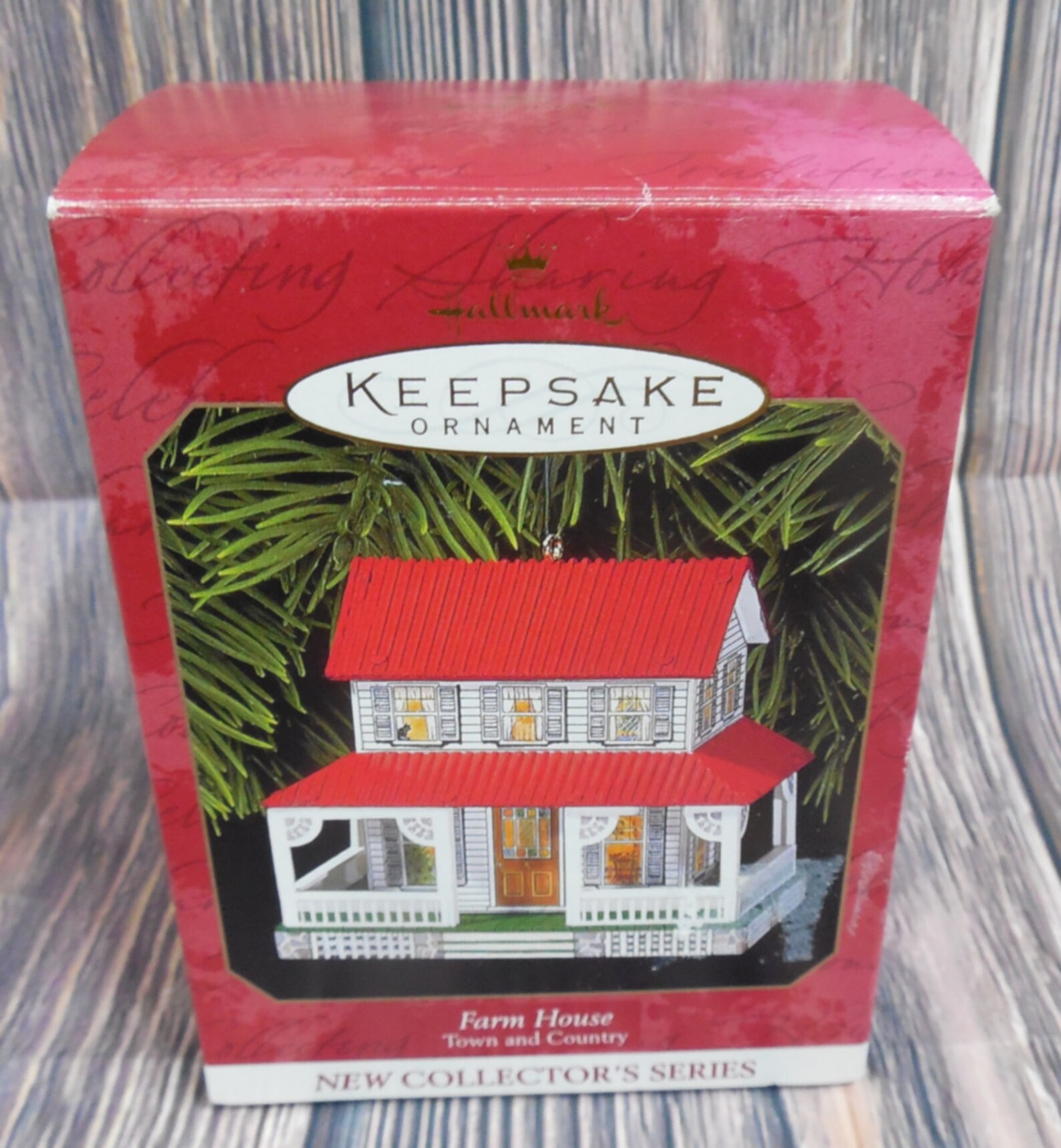 VINTAGE FARMHOUSE Christmas/farm House Ornament/vintage Farm Etsy