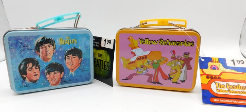 Kurt Adler Beatles Lunchbox Ornaments - Thumbnail 2