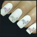 Nail Decal Paisley Nail Art 20 Water Slide Decals Fingernail Decals Nail Tattoos