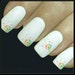 Flower Nail Decal Dandelion Nail Art 20 Water Slide Decals Fingernail Decals Nail Tattoos Nail Transfers