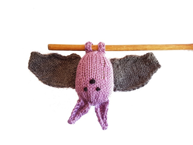Knitted Cuddly Bat Pattern PDF Pattern Knitting Pattern Etsy