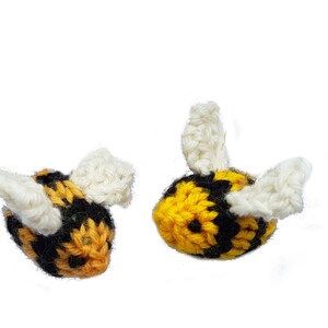 Knitted Tiny Bee and Bunny Ornaments, PDF Knitting Pattern - Etsy