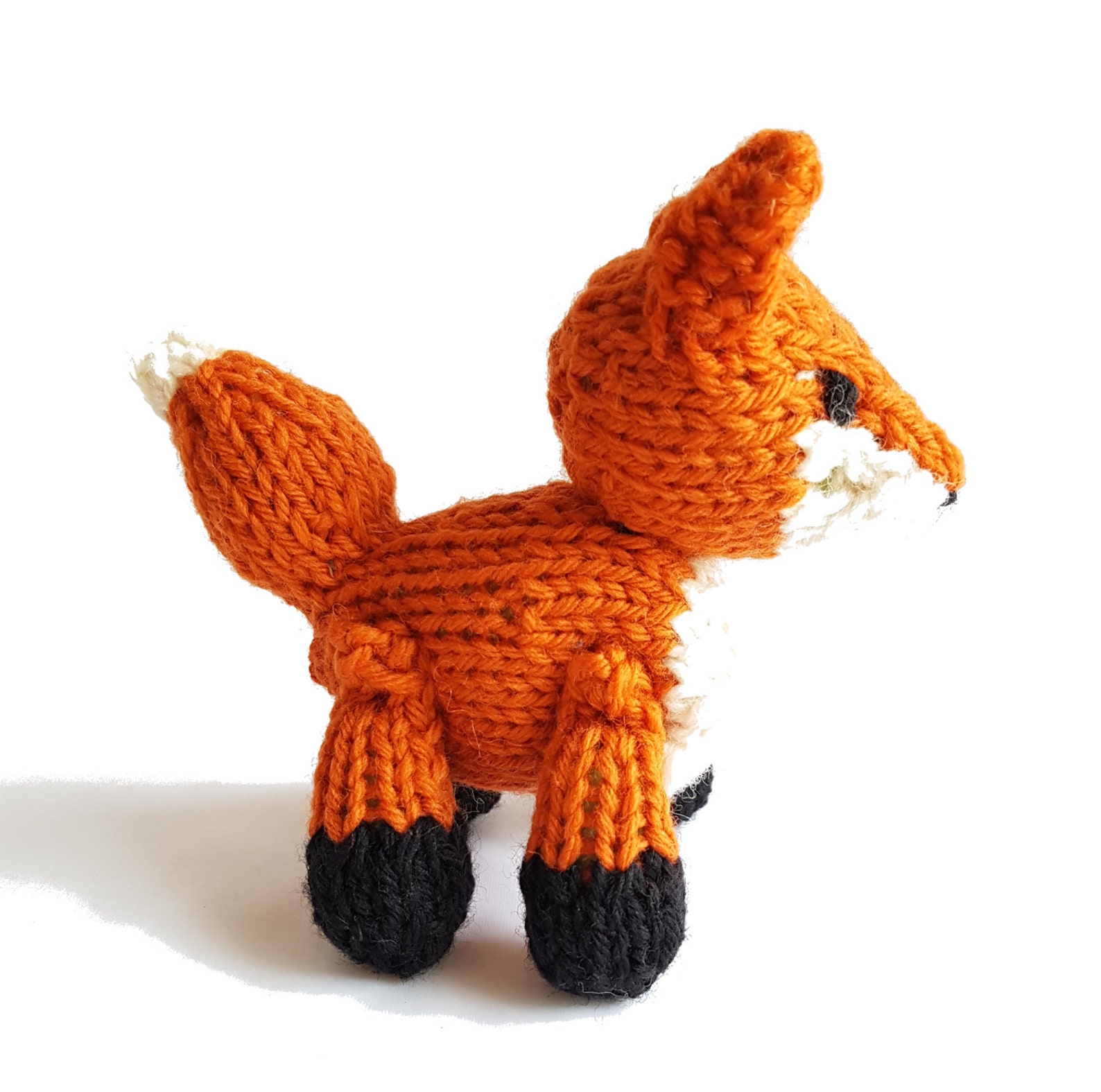 Knitted Tiny Fox Pattern PDF Pattern Knitting Pattern DIY - Etsy