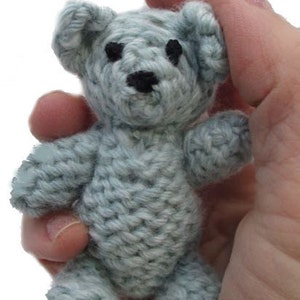 Knitted Tiny Teddy Bear Pattern, DIY Amigurumi (PDF Pattern) image 2