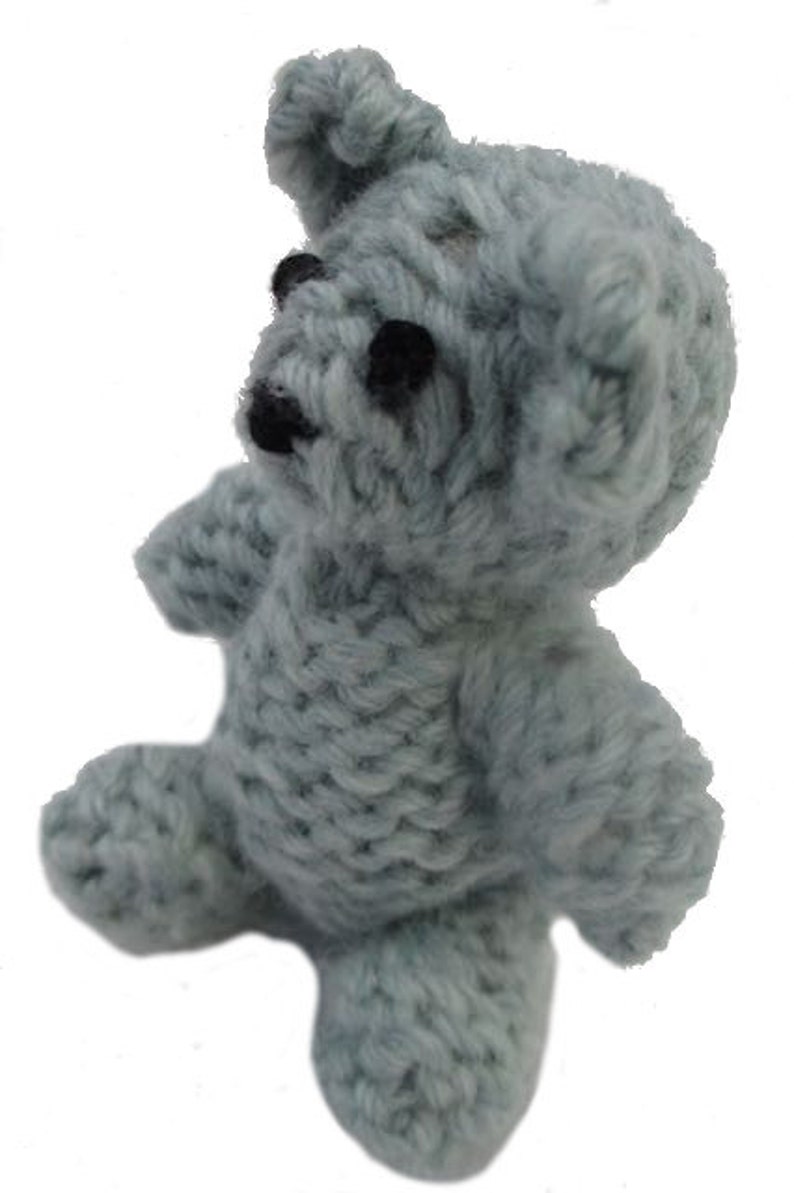 Knitted Tiny Teddy Bear Pattern, DIY Amigurumi (PDF Pattern) image 3