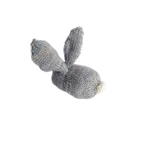 Knitted Grey Rabbit Knitted Small Bunny Toy Pattern, Stuffed Animal (PDF Pattern) - Etsy