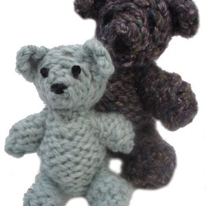 Knitted Tiny Teddy Bear Pattern, DIY Amigurumi (PDF Pattern) image 5