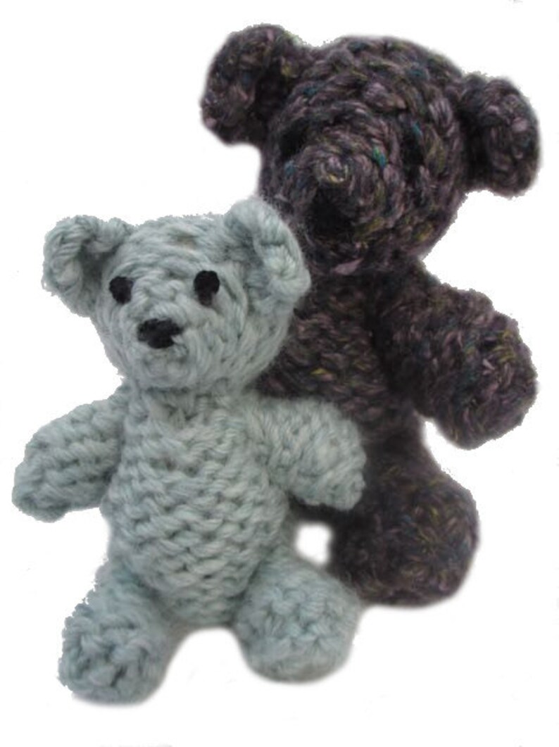 Knitted Tiny Teddy Bear Pattern, DIY Amigurumi (PDF Pattern) image 5