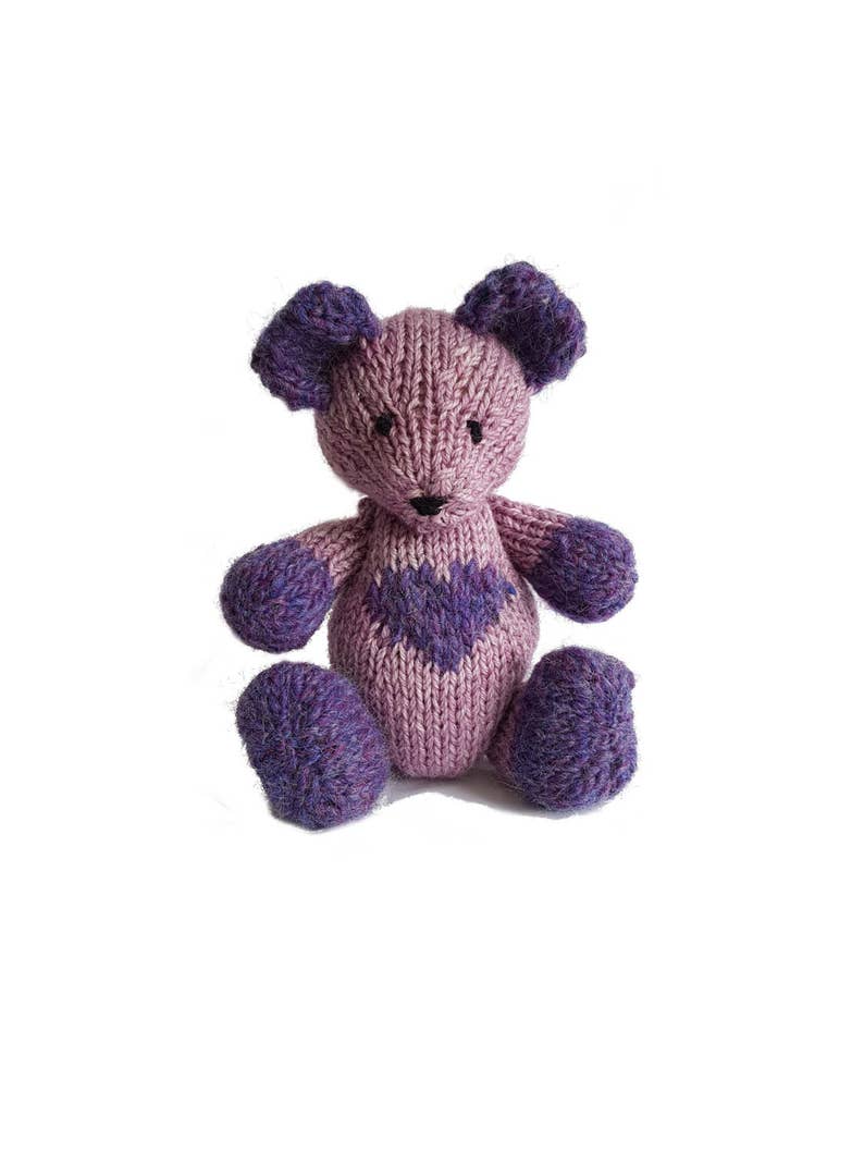 hand knitted teddy bears