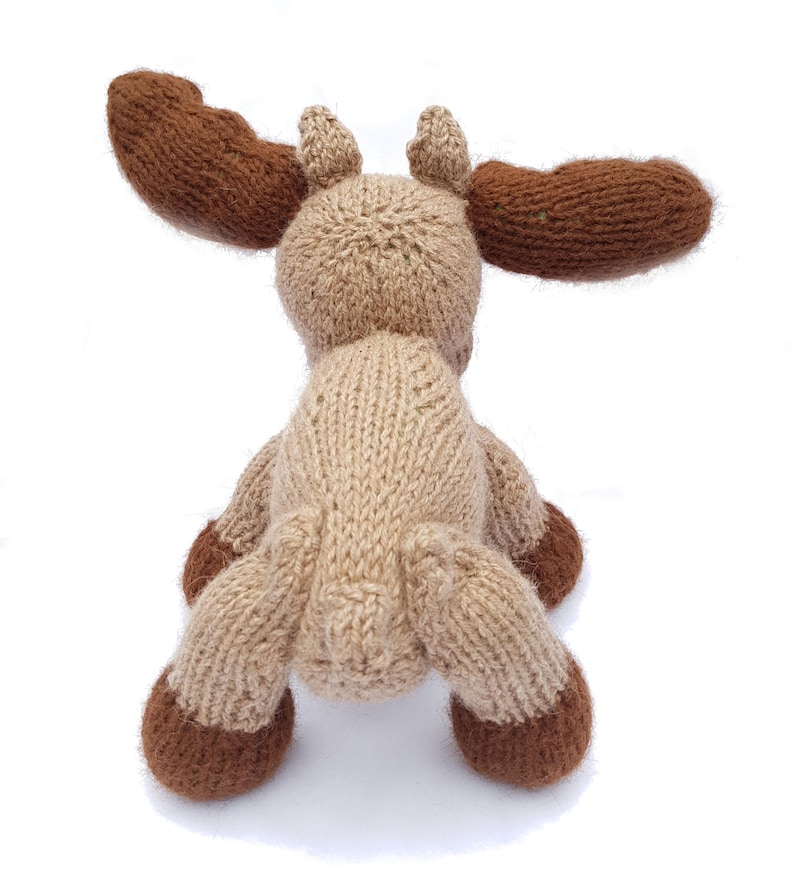 Knitted Moose PDF Pattern Knitting Pattern DIY Amigurumi Etsy