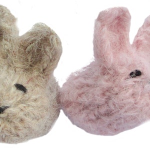 Knitted Tiny Bee and Bunny Ornaments, PDF Knitting Pattern - Etsy