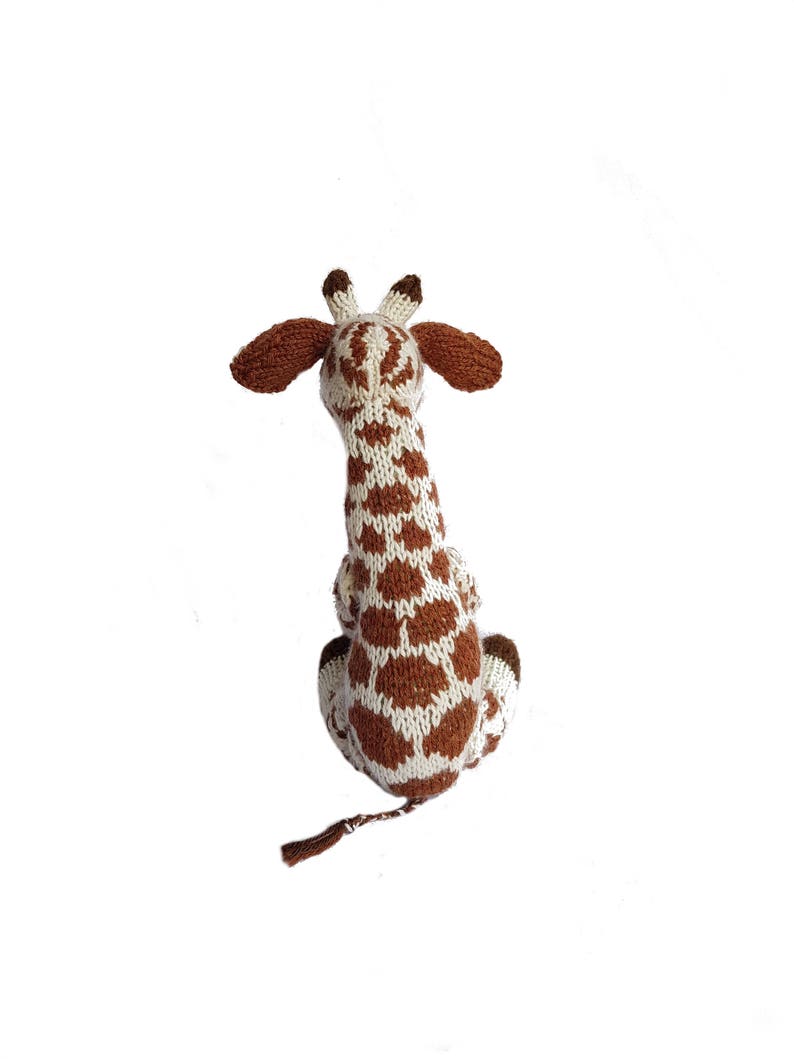 Knitted Giraffe, PDF Pattern, Knitting Pattern, DIY, Knitted Giraffe, Stuffed Animal, Hand Knit Toy, Plushie, Cute Giraffe Toy, baby shower image 5