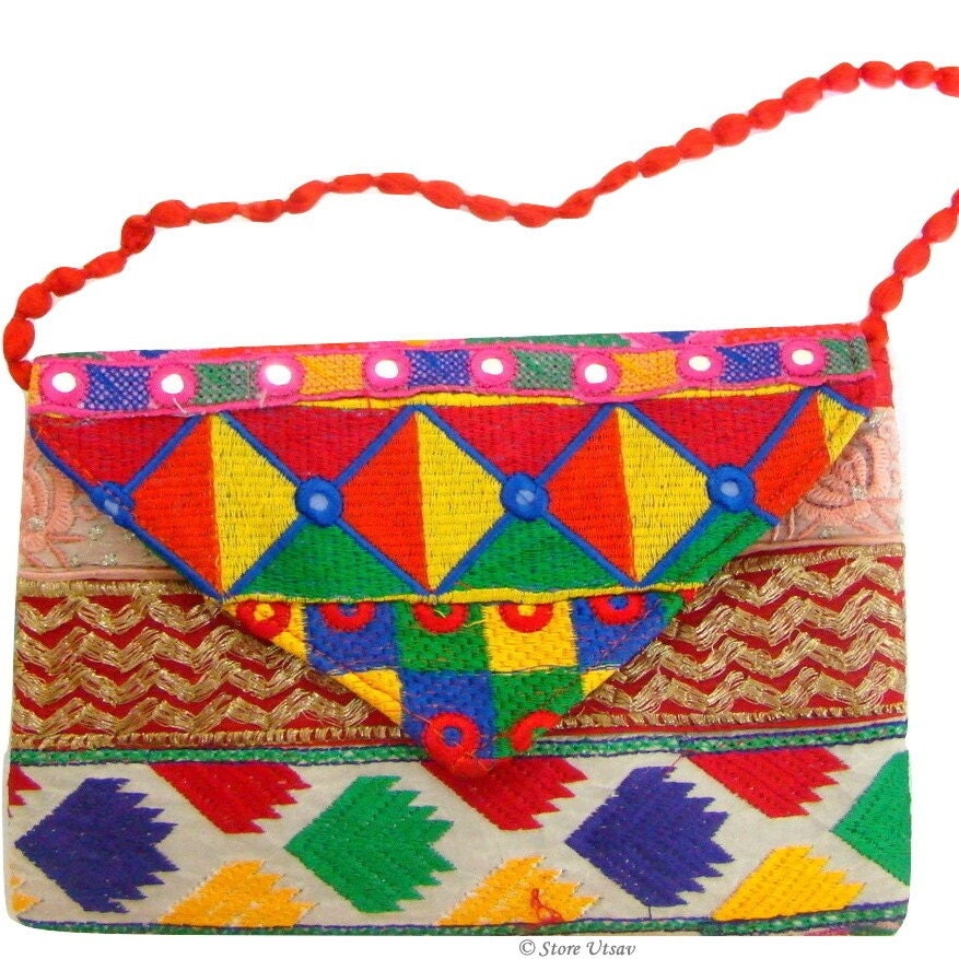 Trendycrafts Multicolor Sling Bag Cotton Handmade Embroidery Rajasthani  Gujarati Pink Sling Multicolor - Price in India | Flipkart.com