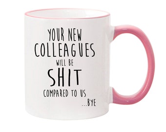 WORK LEAVING GIFT - New Colleague Mug - Work Gift - New Job gift - Card - Personalised