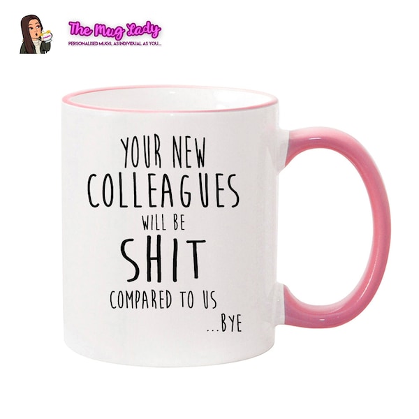 WORK LEAVING GIFT - New Colleague Mug - Work Gift - New Job gift - Card - Personalised