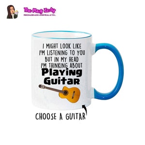 GUITAR MUG - Love Guitar - Guitar Gift