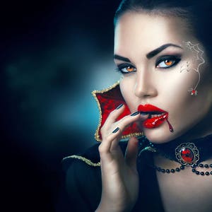 Halloween Witch Costume Spider Party Eyes Fancy Dress Trick or Treat Silver Spiders Web Temporary Face Red Crystal Tattoo Make Up Accessory