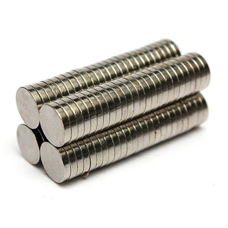 Lot 50 Aimants Neodyme Neodium Disque Rond Super Magnet N50 10mm x 1mm de France