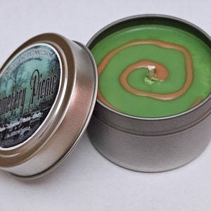 CEMETERY PICNIC scented candle 4oz. tin