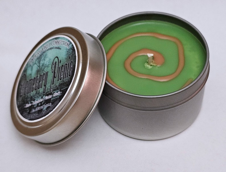 CEMETERY PICNIC scented candle 4oz. tin