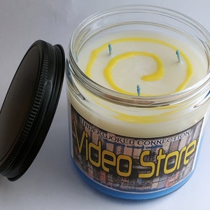 VIDEO STORE scented candle 16oz. jar