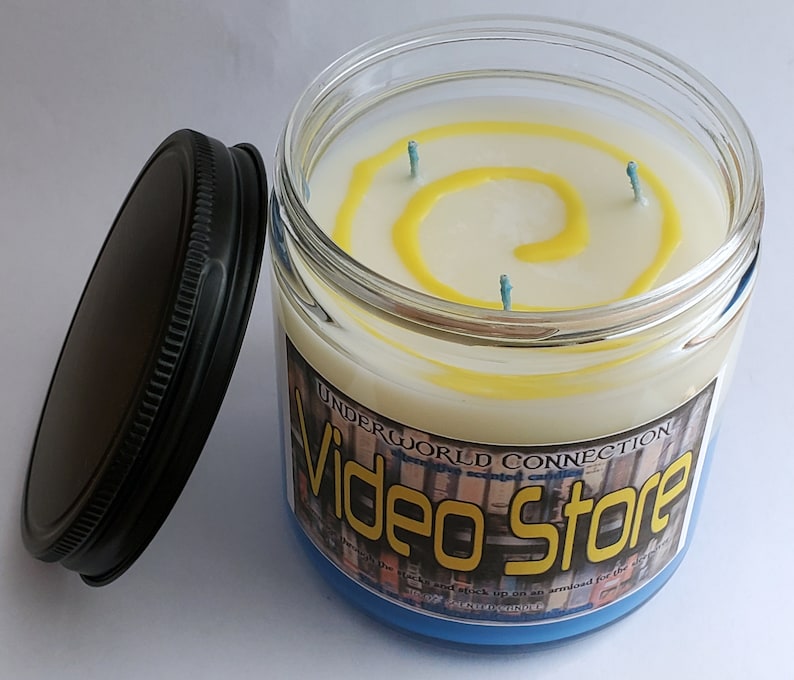 VIDEO STORE scented candle 16oz. jar