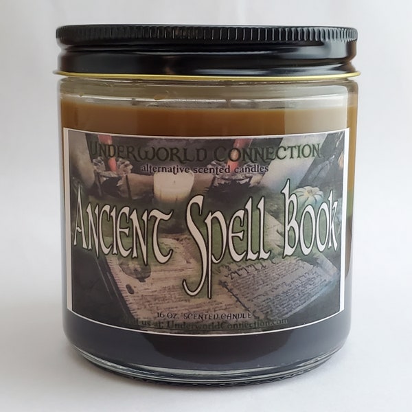 Book Scented Candle Etsy