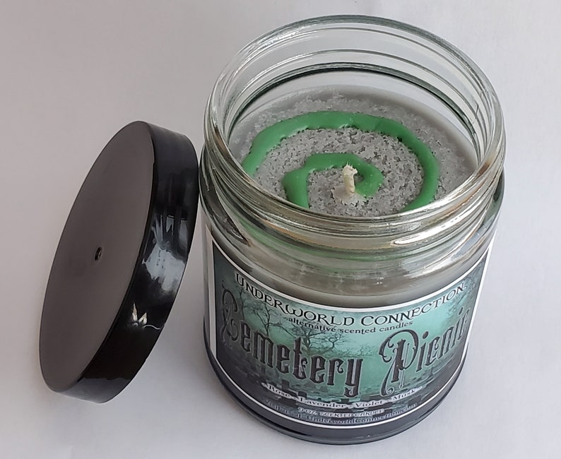 CEMETERY PICNIC scented candle 9oz. jar