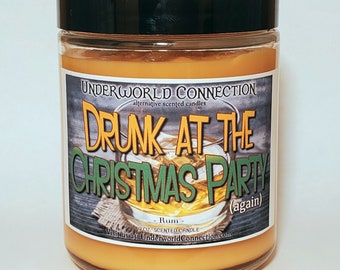 DRUNK at the CHRISTMAS PARTY (again) - scented candle