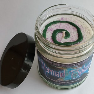 MERMAID SPLASH scented candle 9oz. jar