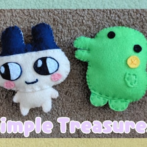 Custom Tamagotchi Felt Plush