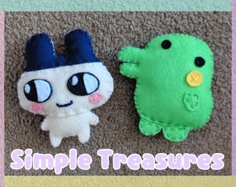 Custom Tamagotchi Felt Plush
