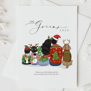 Weihnachtskarte Familie, Weihnachtskarte, Weihnachtskarte, Weihnachtskarte, Weihnachtskarte, Personalisierte Weihnachtskarte