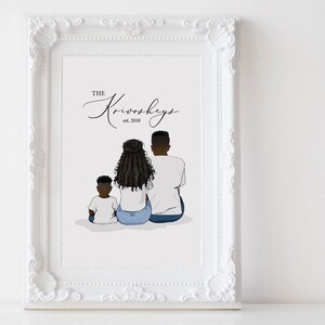 Mother's Day Gift Gift for Mum Gift for Mother Personalised Mothers Day Gift Personalised Gift Gift for Mom Family illustration image 3