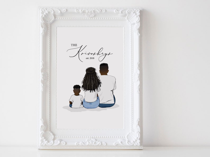 Mother's Day Gift Gift for Mum Gift for Mother Personalised Mothers Day Gift Personalised Gift Gift for Mom Family illustration image 3