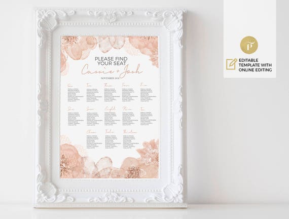 Online Seating Chart Wedding