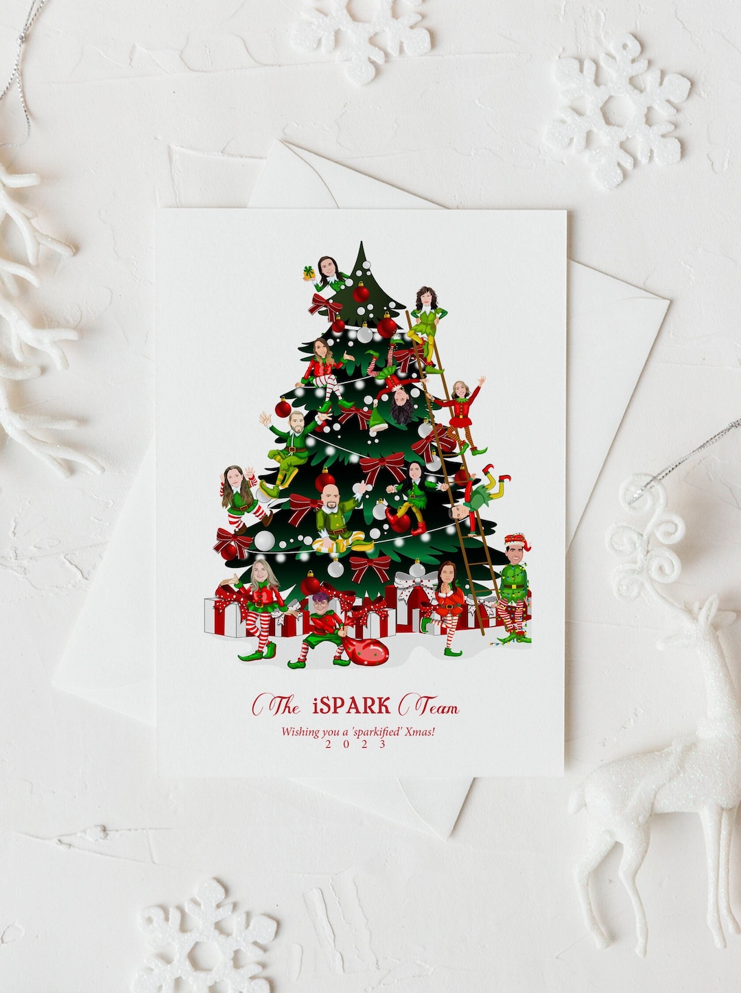 Corporate Holiday Cards, Custom Company Christmas Card, Personalized Christmas Cards Companies