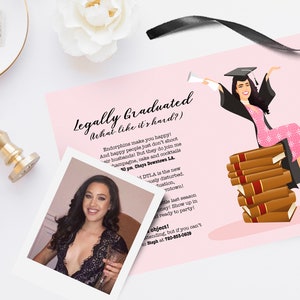 Invitation | Caricature Graduation | Cartoon Character | Custom illustration | Class of 2019
