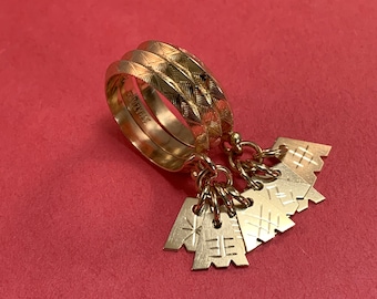 Latvian 14k 7-day ring