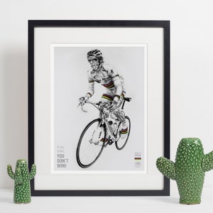Cartel impreso A4/A3 Mario Cipollini Art