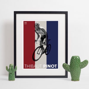 Cycling Art, Thibaut Pinot, A4 high quality print