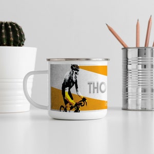 Cycling Mug, Geraint Thomas - Enamel