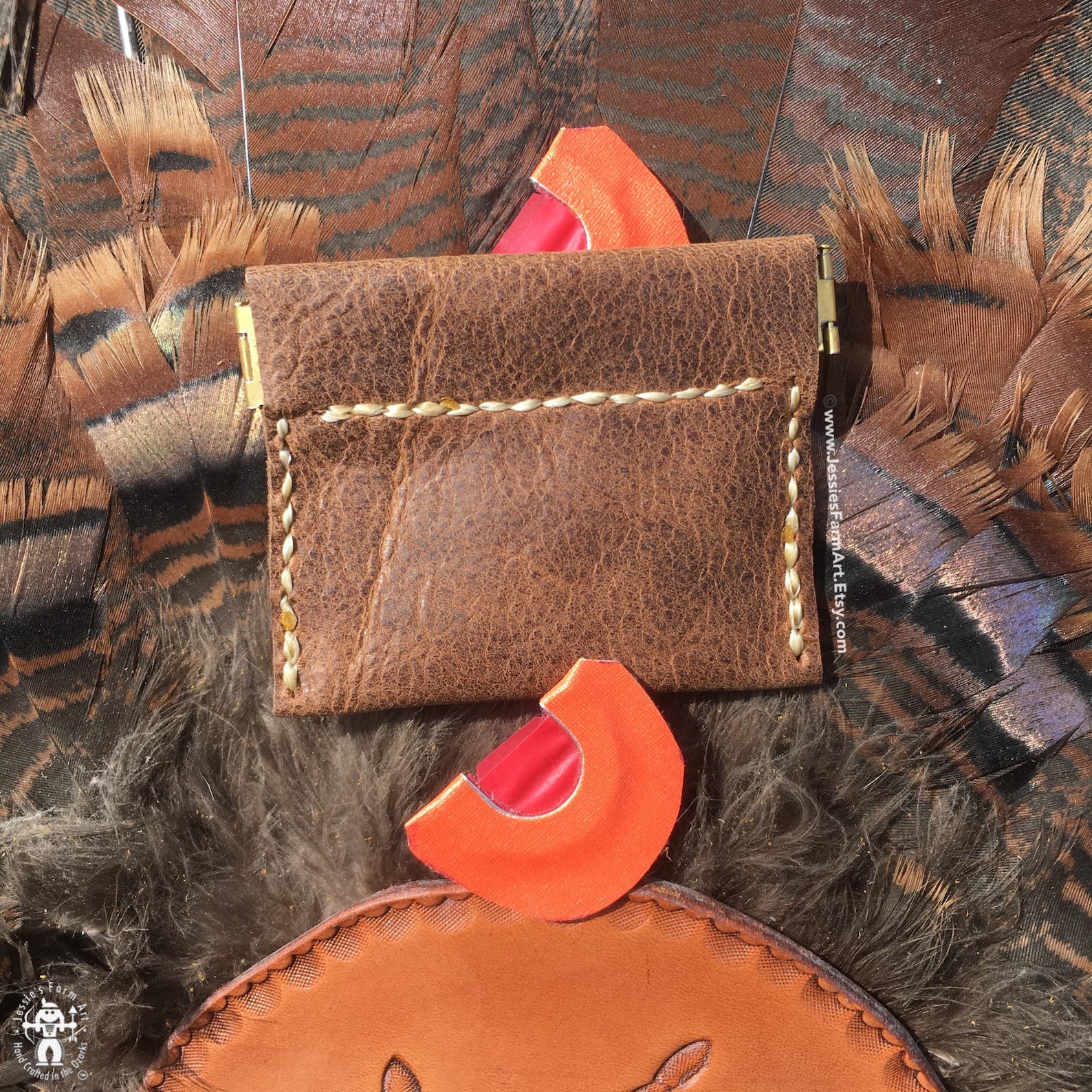 Squeeze Top Turkey Hunting Mouth Call Wallet. Diaphragm Case. Etsy